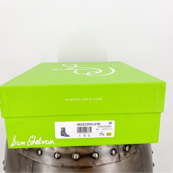 Sam Edelman Weslie Point Toe Wedge Ankle Boots - Picture 11 of 13